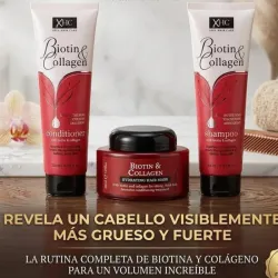 Champu + suavisador+ mascarilla A base de biotina y colágeno