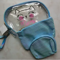 Cosmetiqueras de 3 piezas