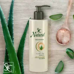 Crema Corporal Aloe Vera (400ml) Pomo de crema hidratante con Aloe Vera