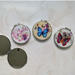 Espejo Doble de Mariposas