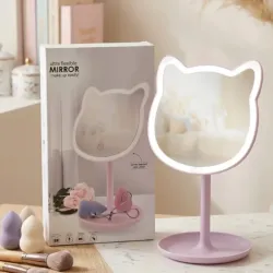 Espejo LED forma de Gato