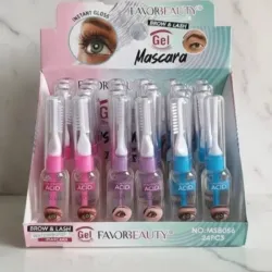 Gel transparente para cejas y pestañas