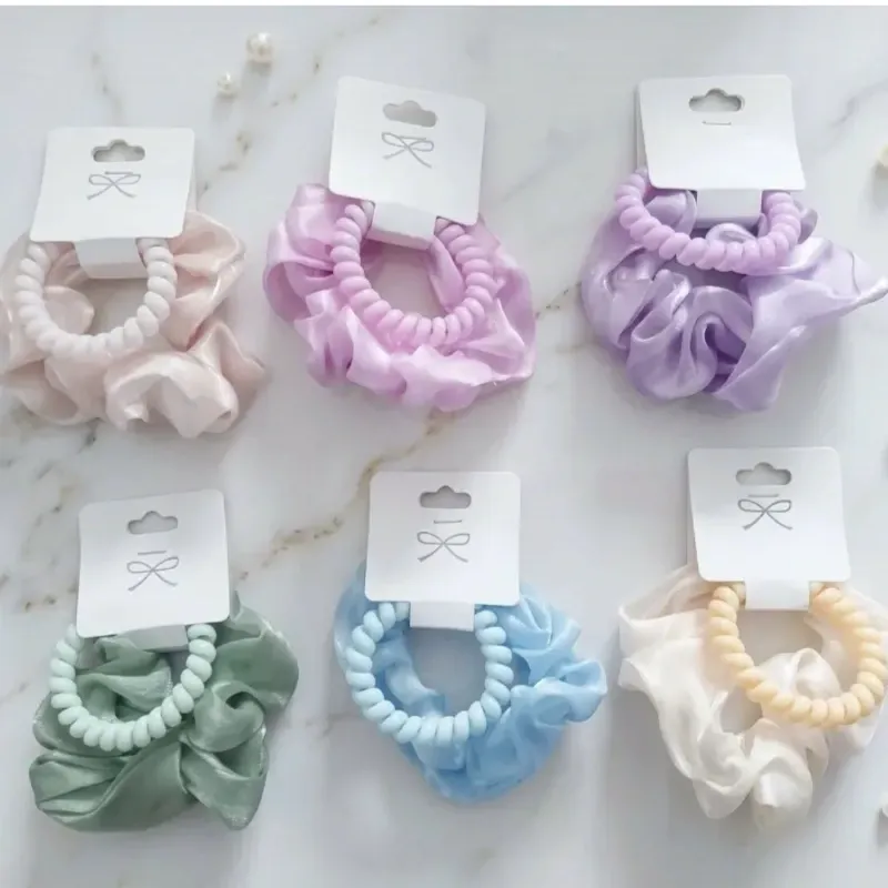 Kit de scrunchies con muelle