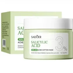 Mascarilla de algodón Sadoer con ácido salicílico
