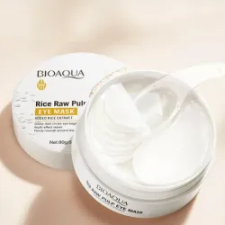 Parches para ojos Bioaqua con pulpa de arroz 🌾