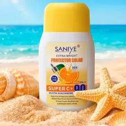 Protector solar facial Saniye de niacinamida y vitamina C 🍊