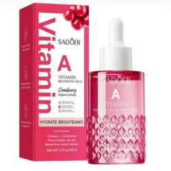Serum Sadoer con vitamina A, niacinamida y arándanos rojos