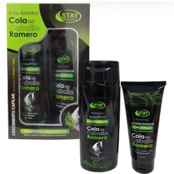 Shampoo 400ml y Acondicionador 230g de Romero y Cola de Caballo