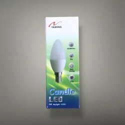 💡 Bombillo 5 W Vela Rosca 14 Luz Blanca