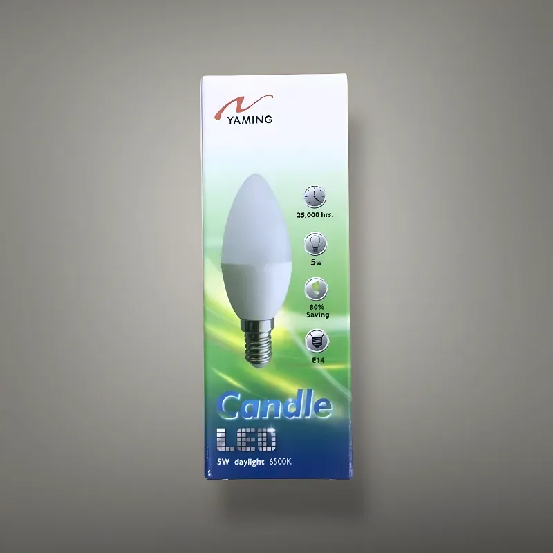 💡 Bombillo 5 W Vela Rosca 14 Luz Blanca