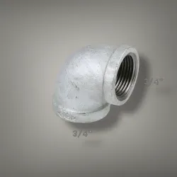 🚽 Codo 3/4” Galván