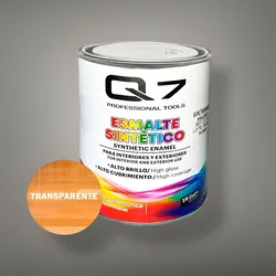 🎨 Esmalte Sintético Q7 ¼ Galón Barniz Transparente