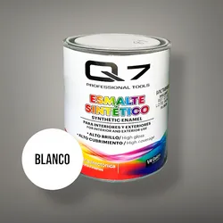 🎨 Esmalte Sintético Q7 ¼ Galón Blanco Mate