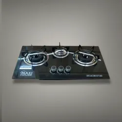 🍳 Fogón de Gas Tres Hornillas Vidrio