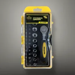 🛠️ Juego de Cubo y Puntas de Destornillador
