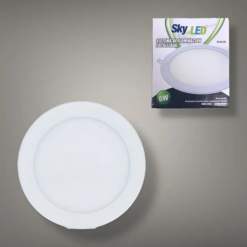 💡 Lámpara 6 W Redonda