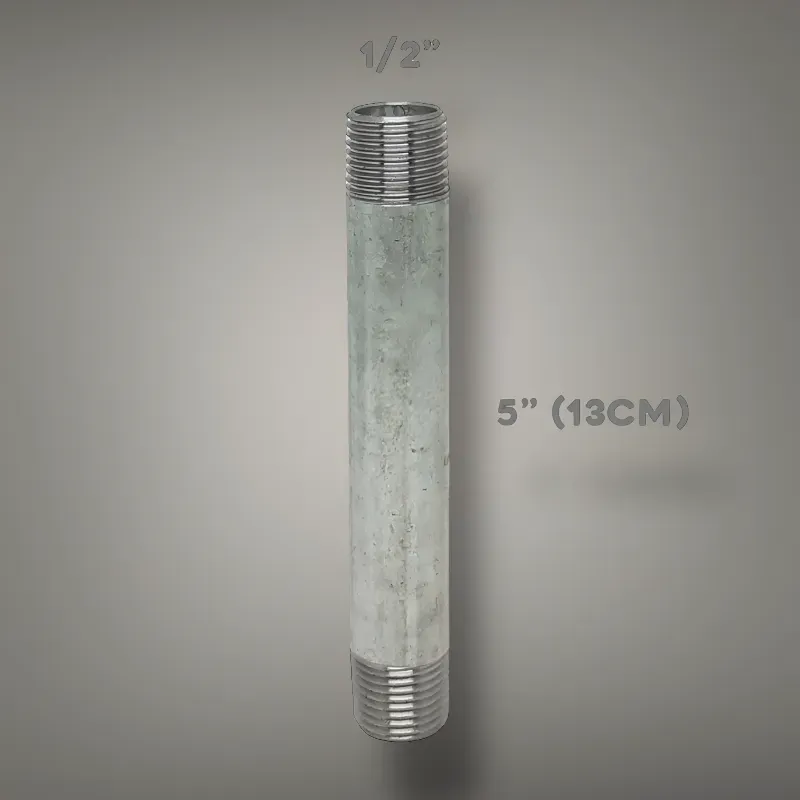 🚽 Niple 1/2" Galván de 5"
