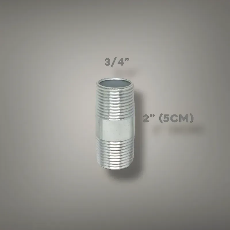 🚽 Niple 3/4" Galván de 5 cm