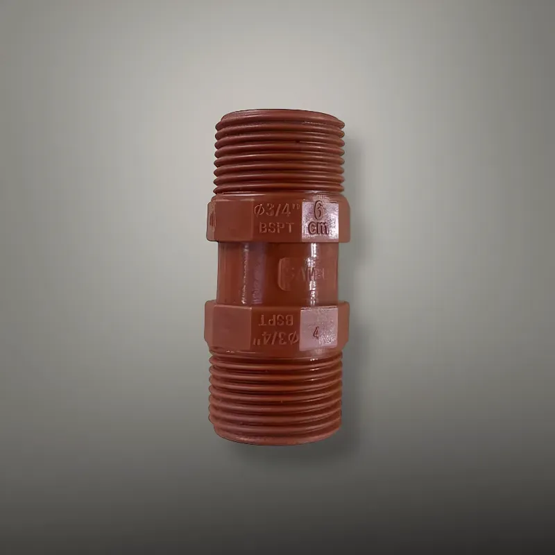 🚽 Niple 3/4" PVC de 6 cm