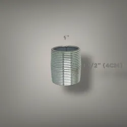 🚽 Niple de 1" de Galván 4 cm