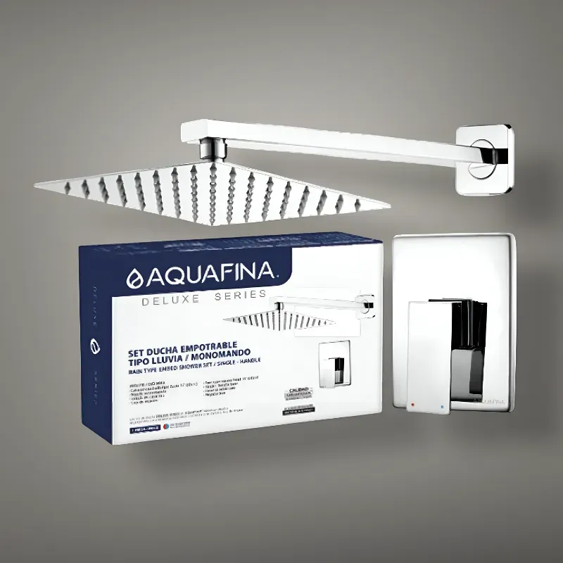 🚿 Set Ducha Empotrable Tipo Lluvia/Monomando
