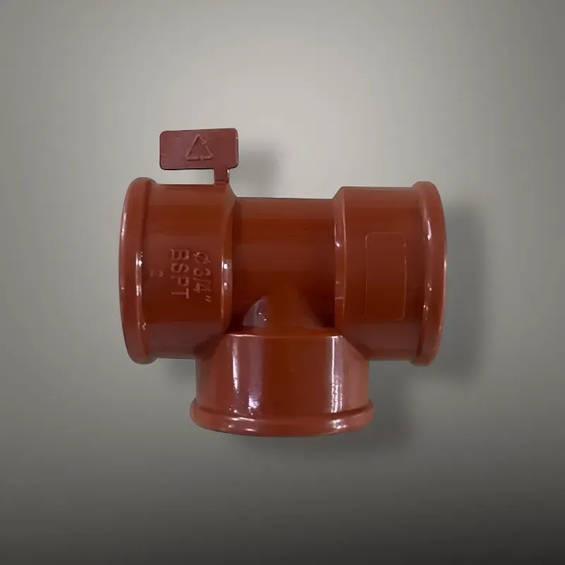🚽 T 3/4" PVC 