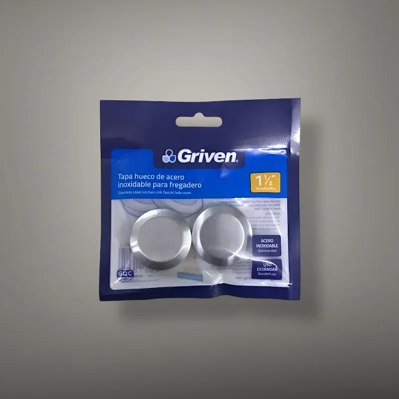 🚿 Tapa Hueco de Acero Inoxidable Para Fregadero