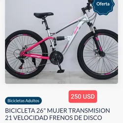 Bicicleta 26 de Mujer 