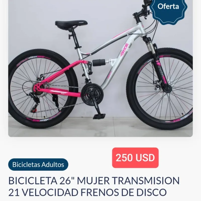 Bicicleta 26 de Mujer 