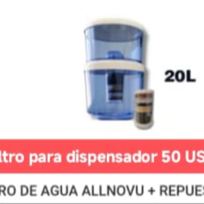 Filtro de Agua 20 L ALLNOVU 