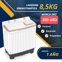 Lavadora Semiautomática EKO 8.5Kg 