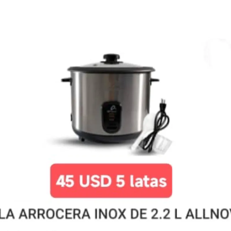 Olla Arrocera Marca AllNovu 5 latas 