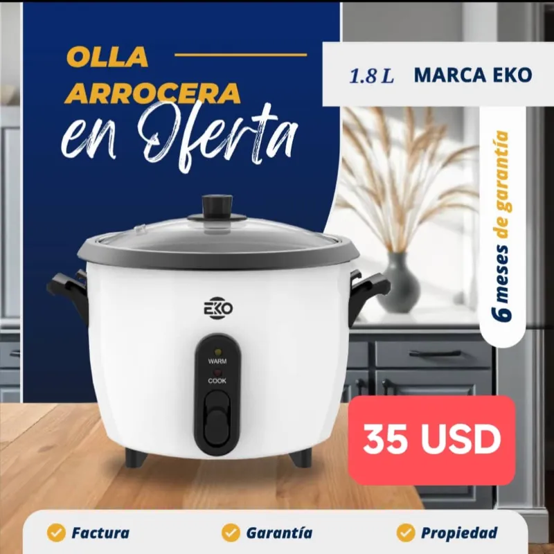 Olla Arrocera Marca EKO 1.8 L 