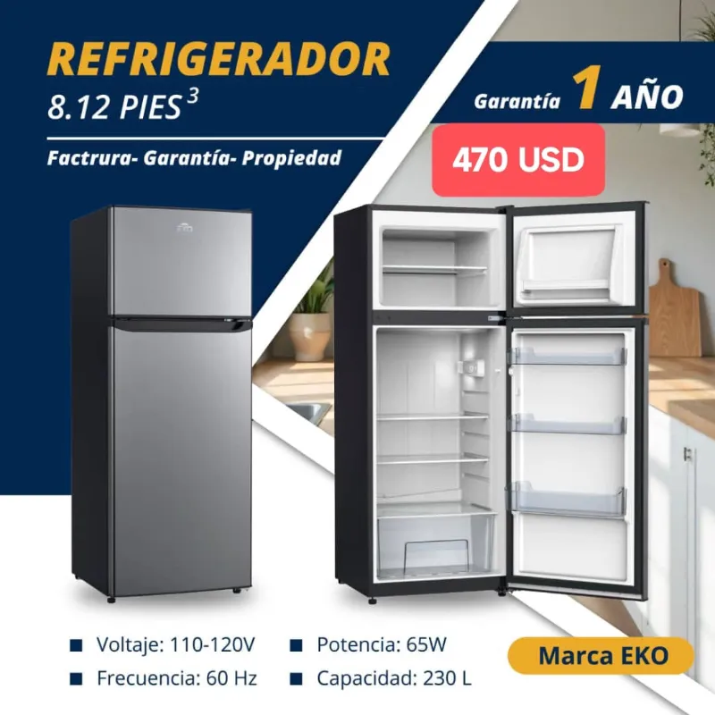 Refrigerador 8.12 pies EKO 