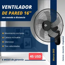 Ventilador de pared 16”