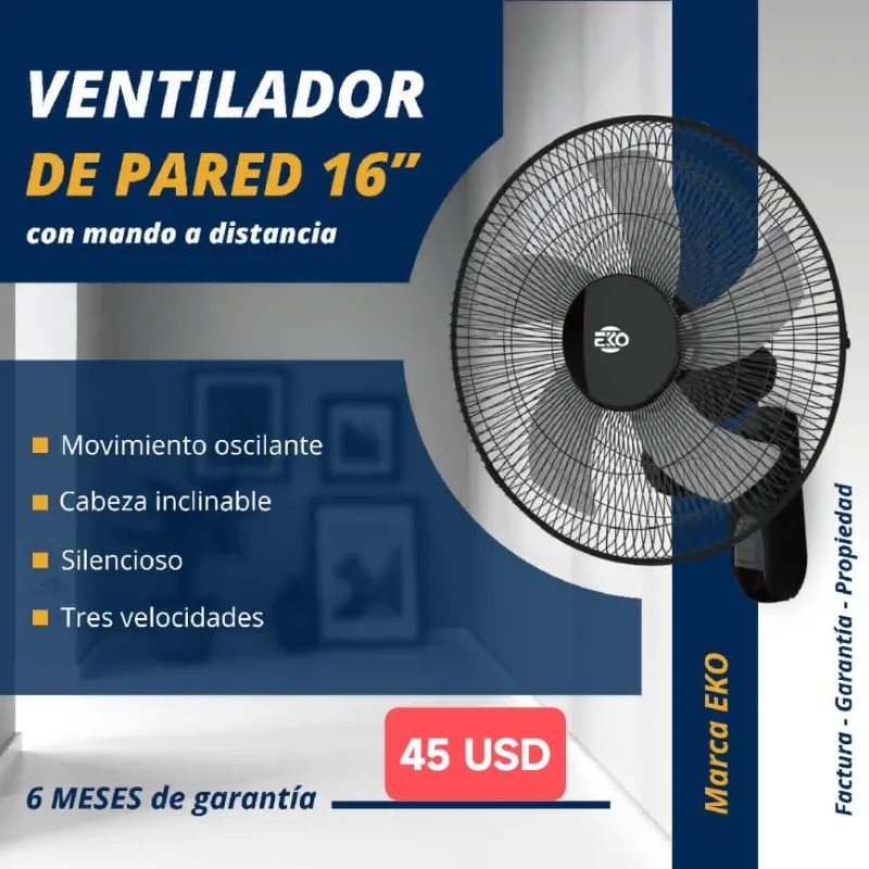 Ventilador de pared 16”