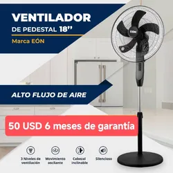 Ventilador de pedestal 18” 
