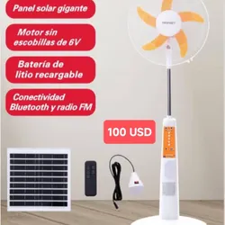 VENTILADOR RECARGABLE DE 16”