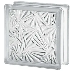 Bloque de cristal Ice flower