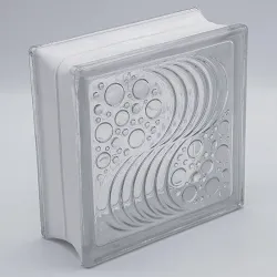 Bloque de cristal Sea Wave