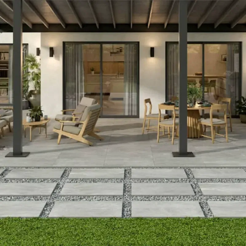 Losa de porcelanato 60x120 (SLATEROCK WHITE)