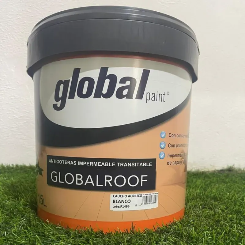 Pintura antigoteras impermeable transitable 