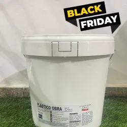 Pintura plástico obra