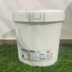 Pintura plástico obra