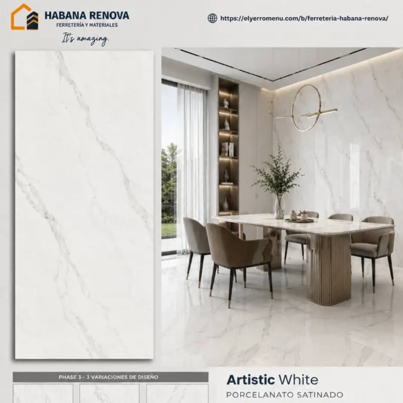 Porcelanato Artistic White