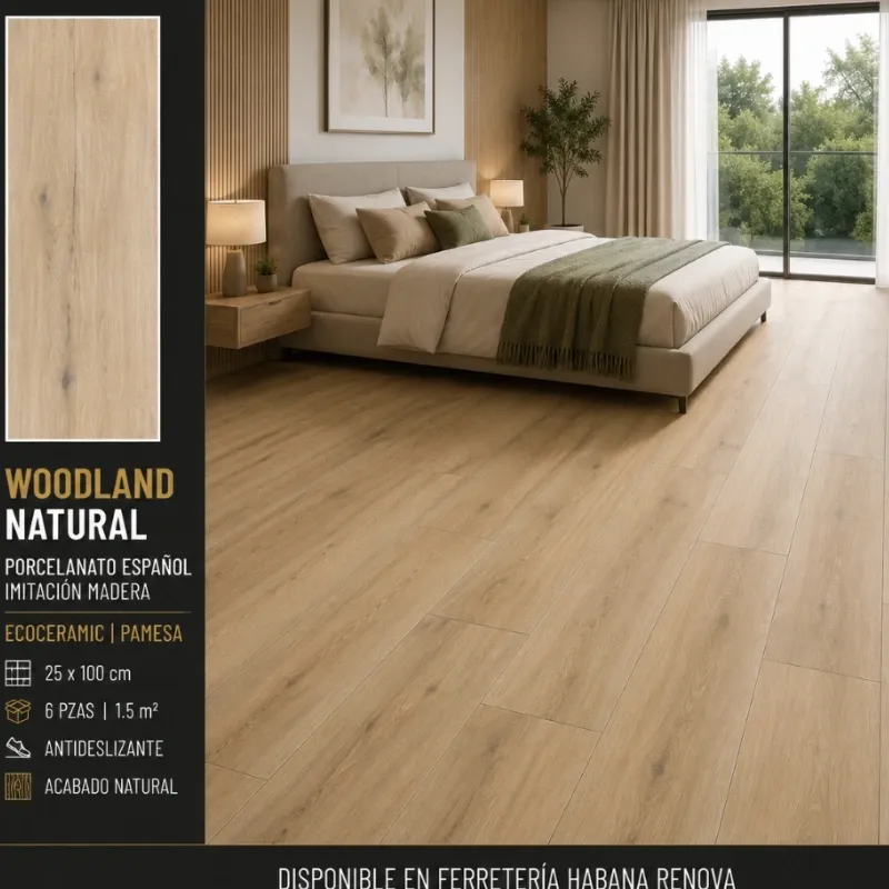 Porcelanato EC. Woodland Natural