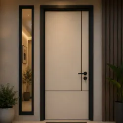 Puerta beige interior