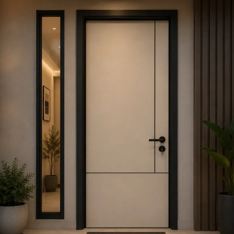 Puerta beige interior