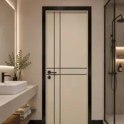 Puerta beige interior
