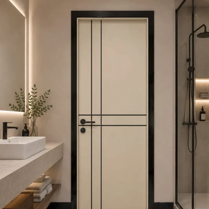 Puerta beige interior